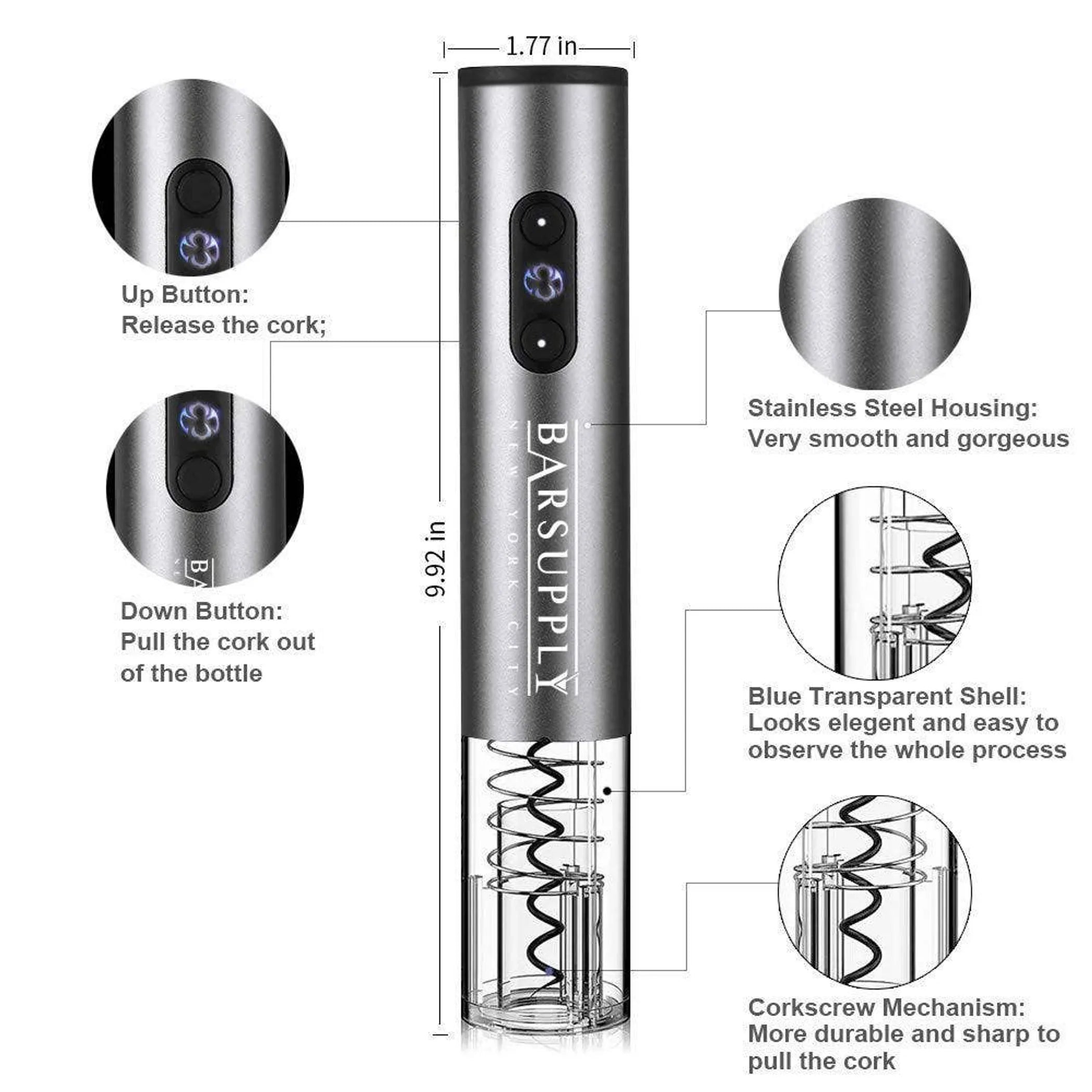 Electric Wine Opener Set