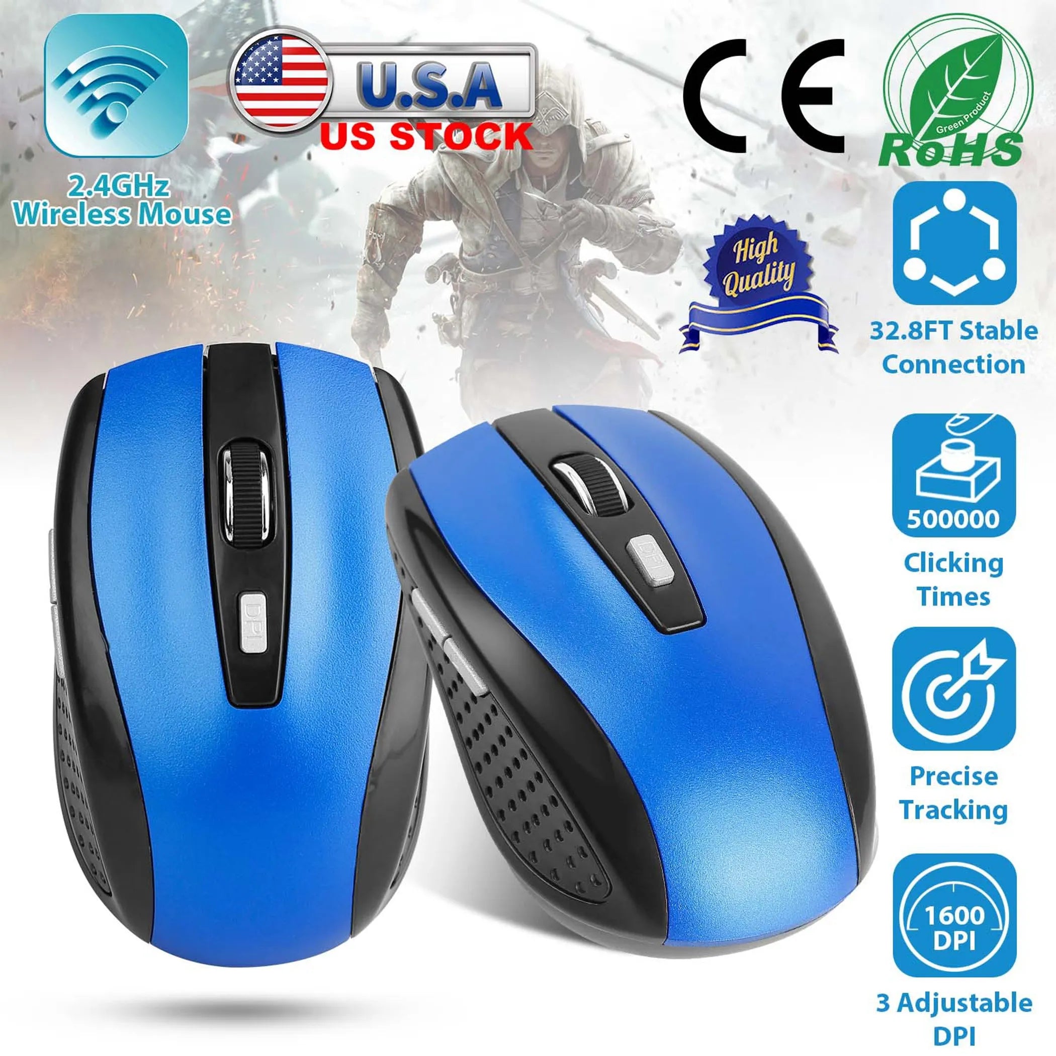 2.4G Wireless Gaming Mouse Optical Mice