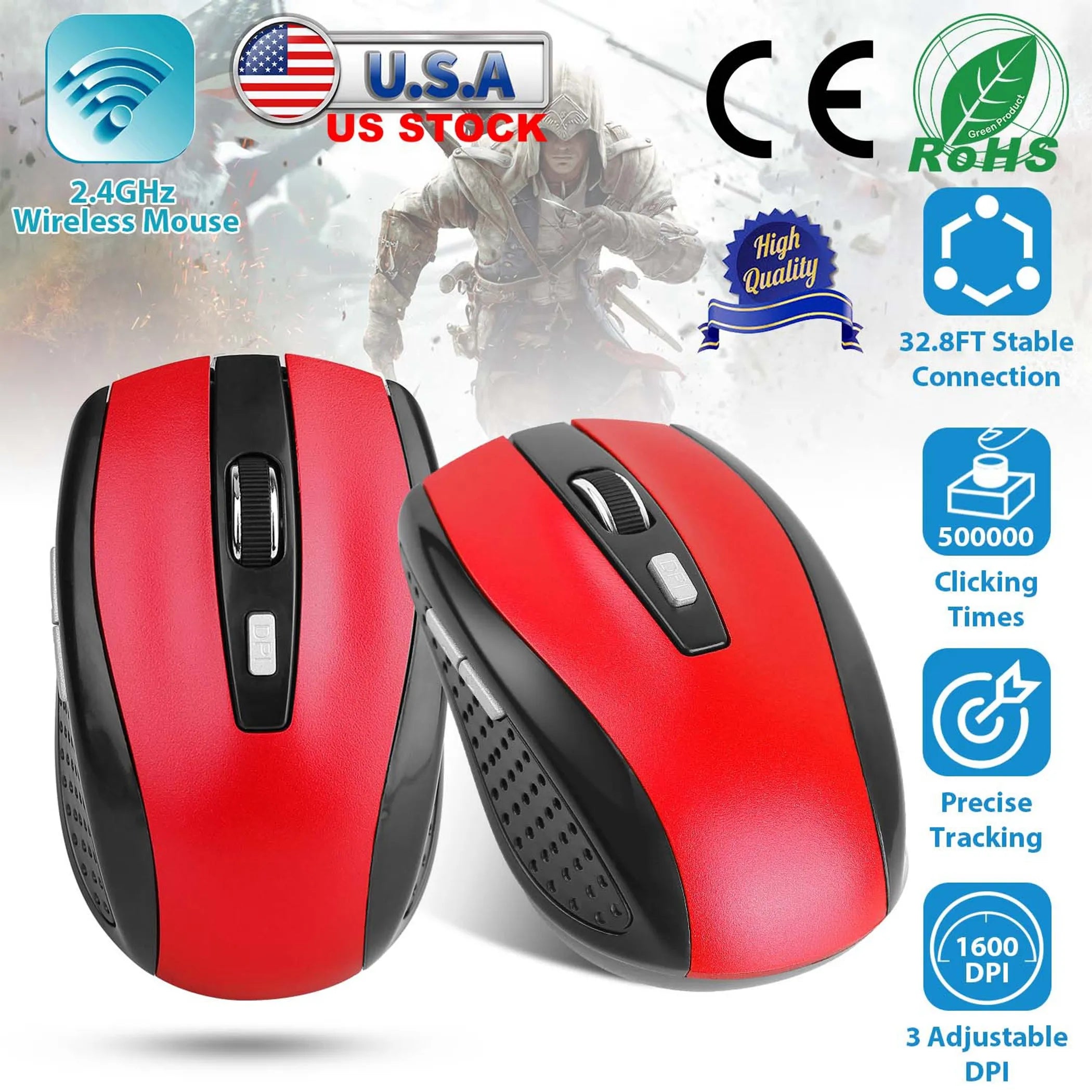 2.4G Wireless Gaming Mouse Optical Mice