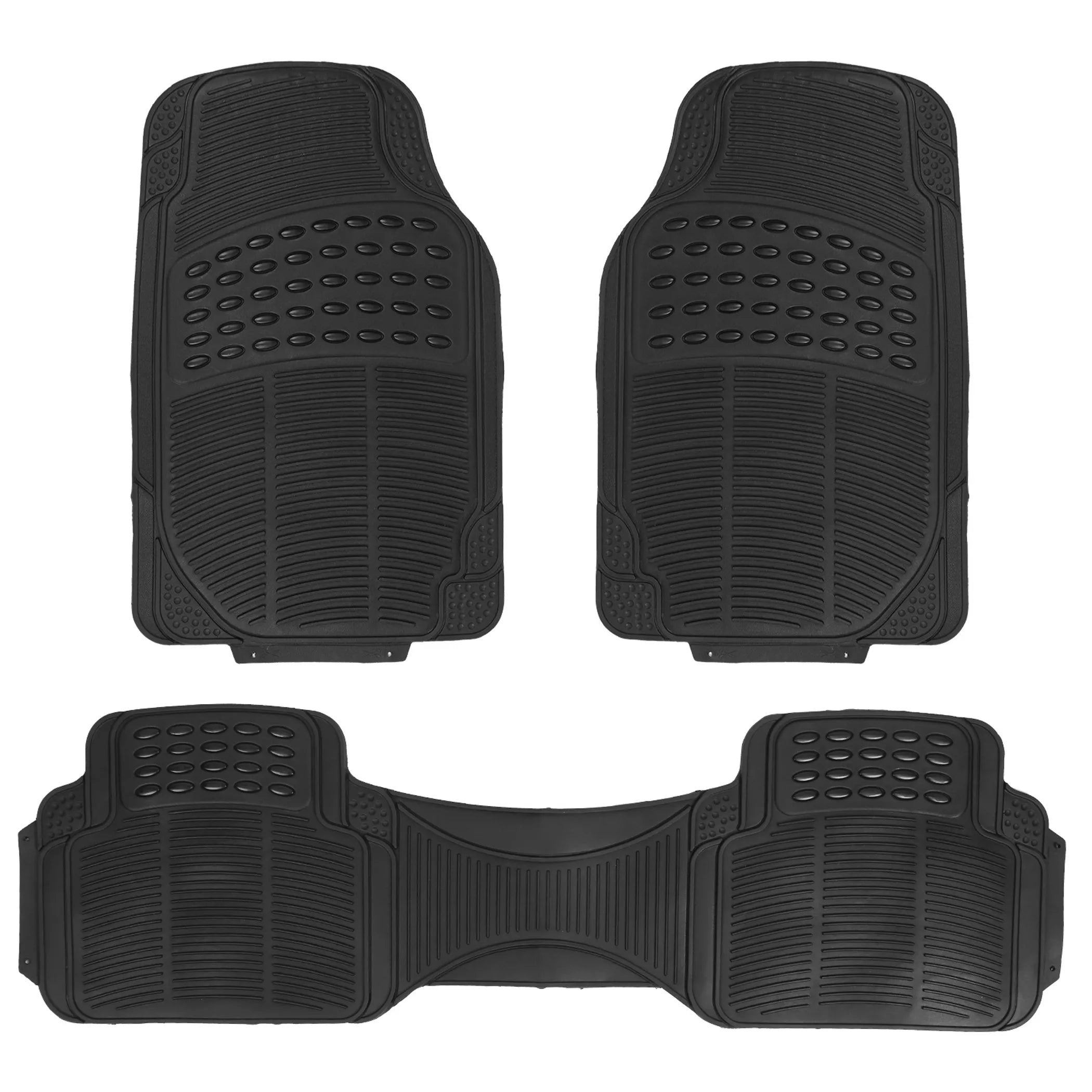 3Pcs Automotive Floor Mats Set