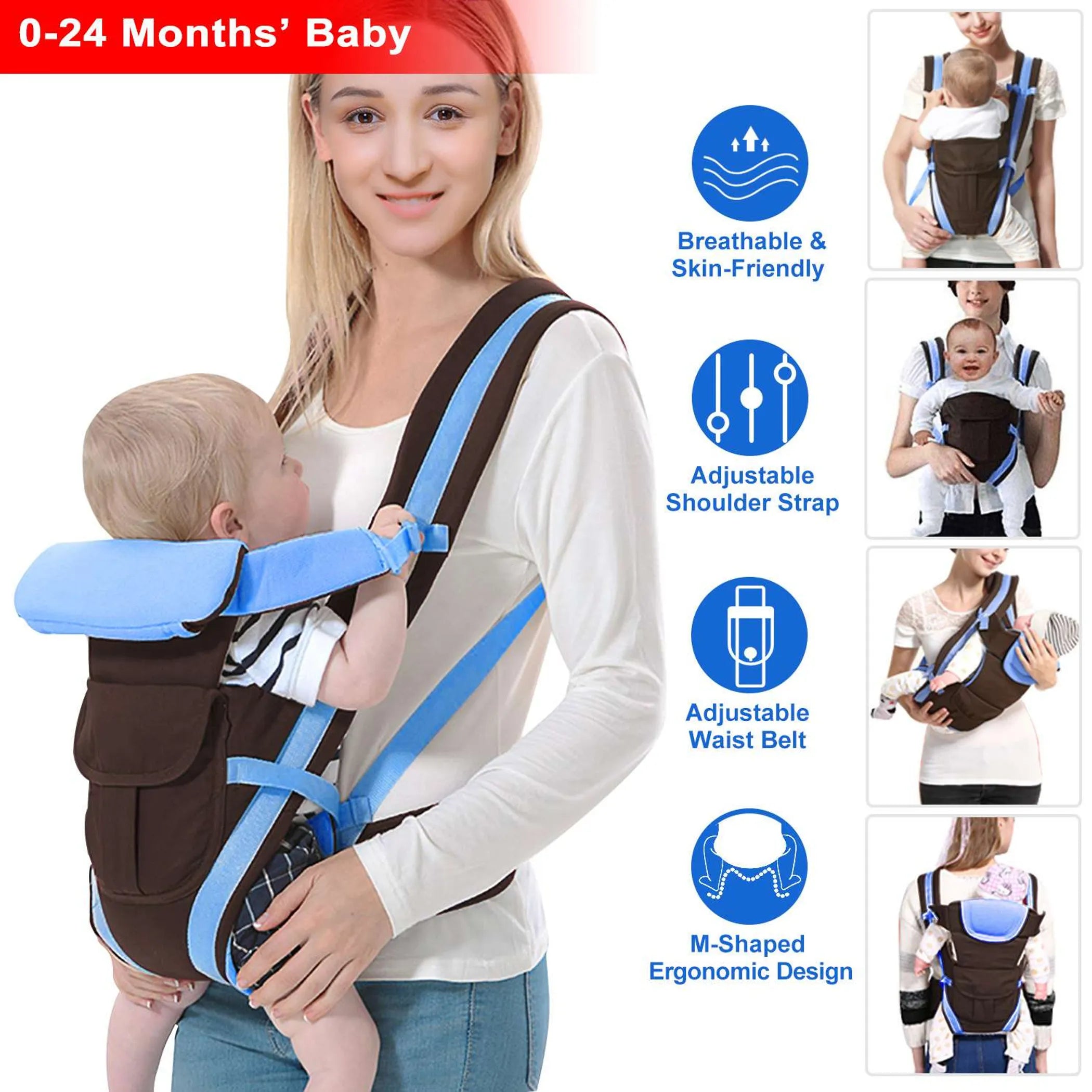 Baby Carrier Breathable Adjustable Wrap