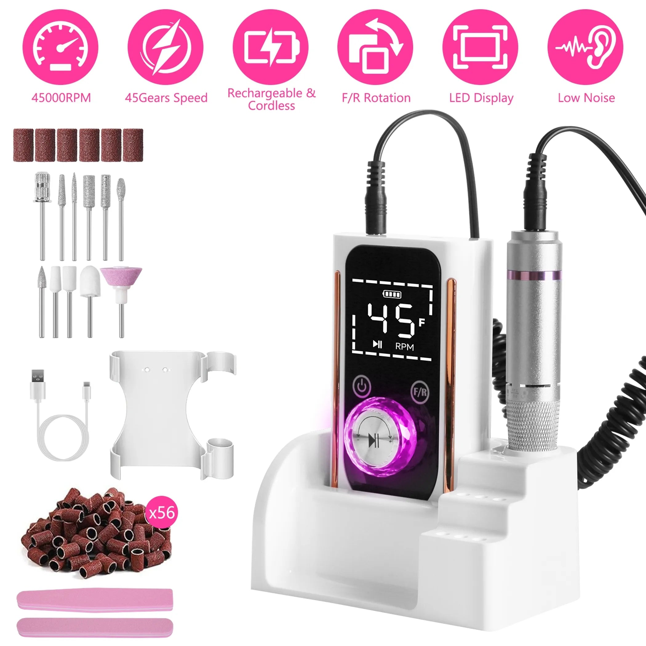 Portable Electric Nail Drill