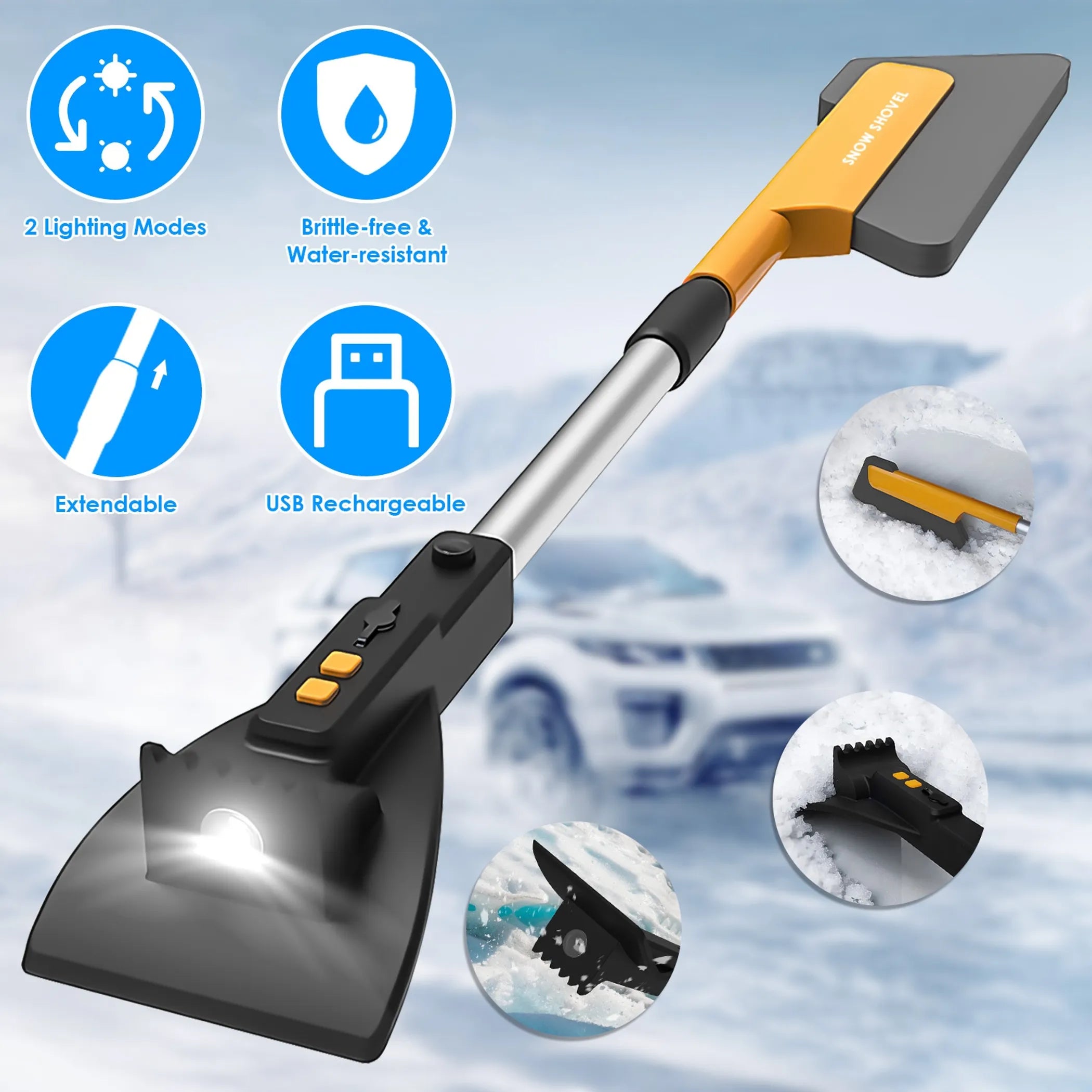 3 In 1 Car Snow Removal Shovel
