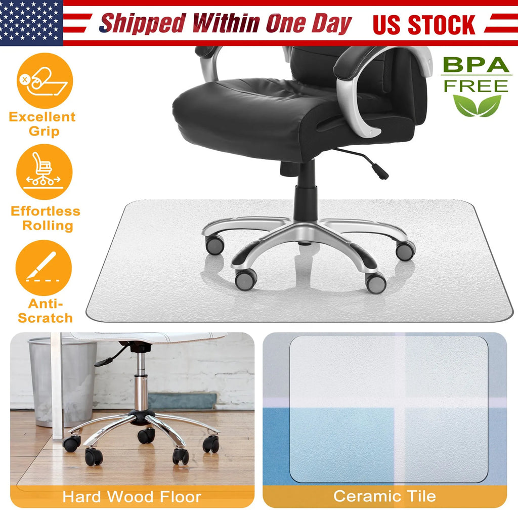 Chair Desk Mat Floor Carpet PVC Protector Mat