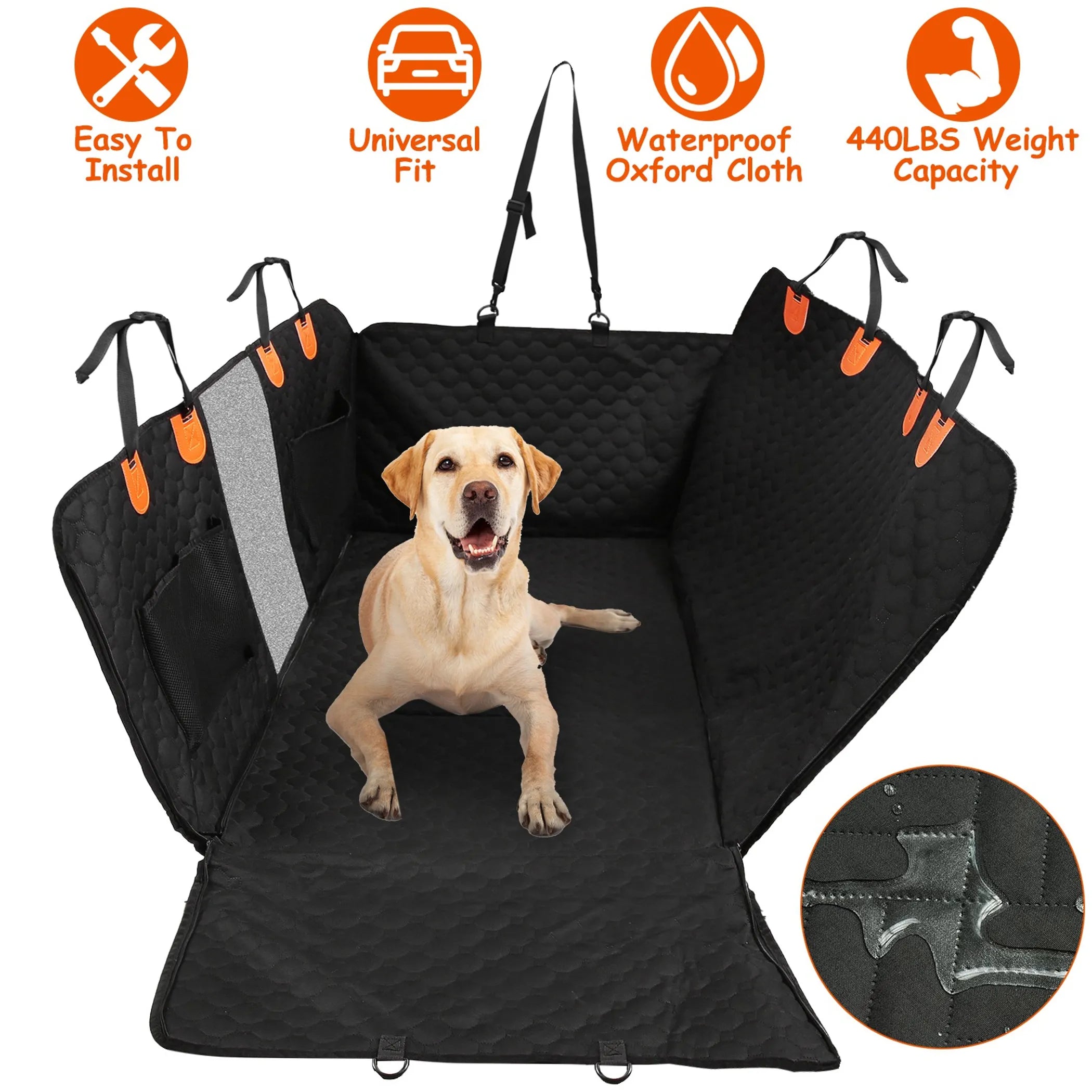 Dog Car Back Seat Cover