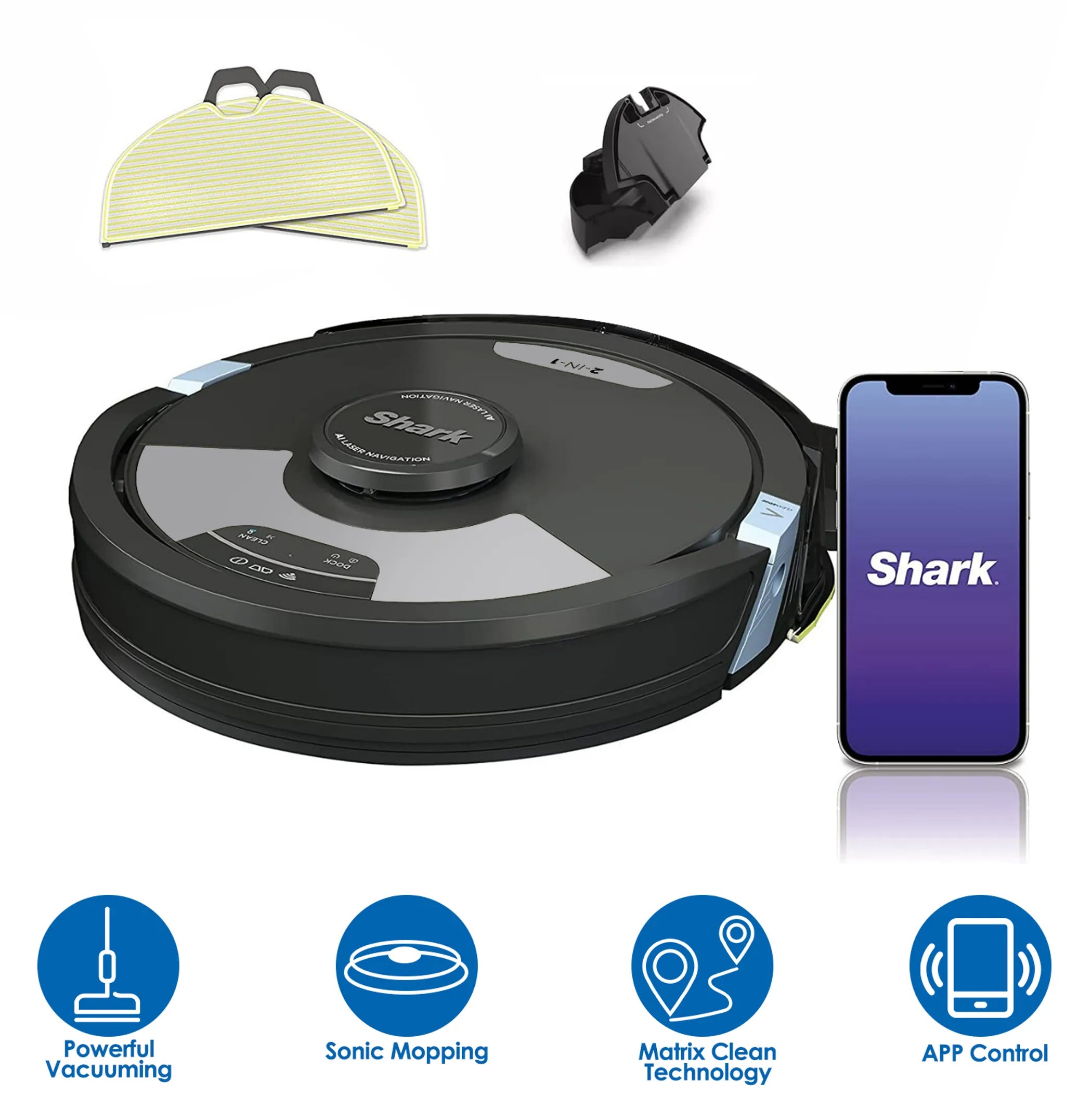 Shark RV2610WA 2-in-1 AI Robot Vacuum & Mop Matrix Robot Vacuum