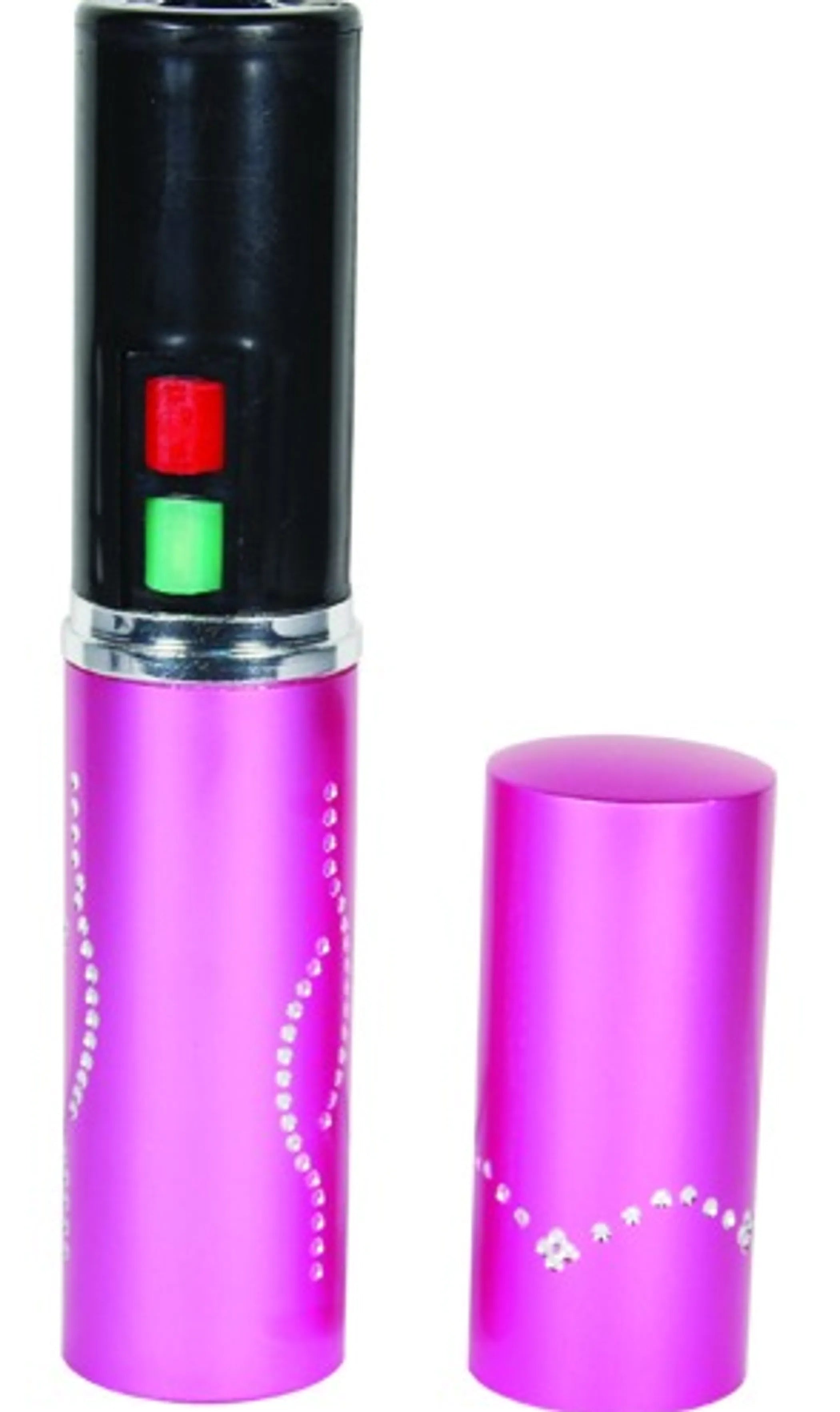 Stun Master 25,000,000 Volt Rechargeable Lipstick Stun Gun With Flashlight